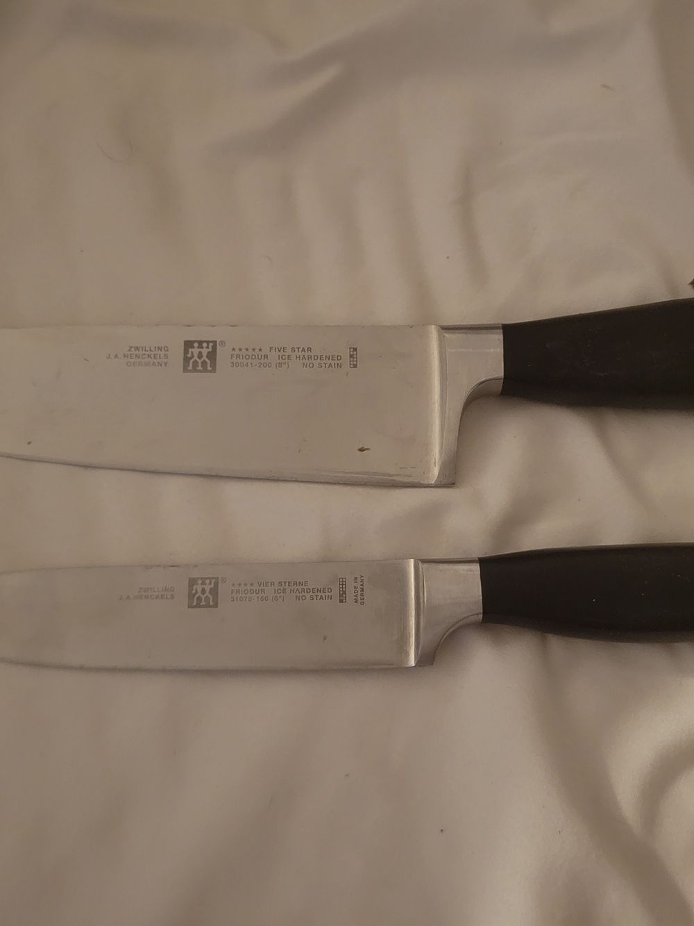 ZWILLING J.A. Henckels Stainless Blades with Black Handles